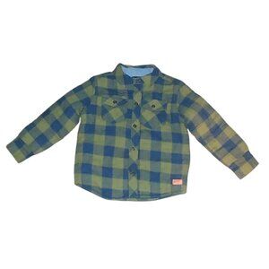 7 FOR ALL MANKIND, JACKET/COAT, COLOR: GREEN, BLUE, SIZE: 3T
